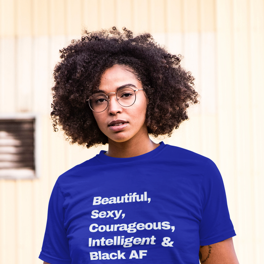 BOBS - "All That & Black AF" - Women's Unisex t-shirt