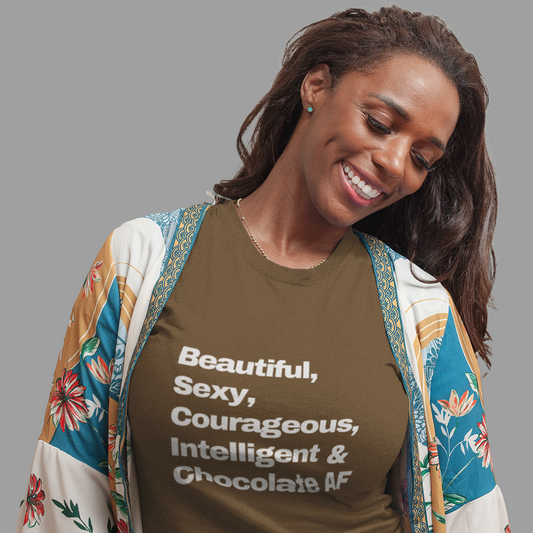 BOBS - "All That & Chocolate AF" - Womens Unisex t-shirt